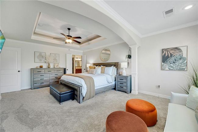 Primary bedroom with sitting area in the primary bedroom. | Image 27