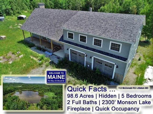 112 Mcdonald Road, Littleton, ME, 04730 | Card Image