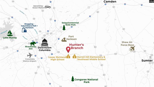 186 Hunters Branch Dr, House other with 3 bedrooms, 3 bathrooms and null parking in Hopkins SC | Image 44