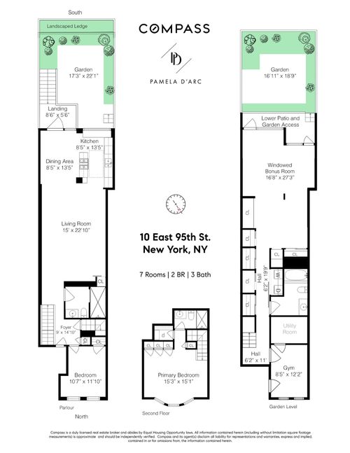 garden-triplex-10 E 95th Street, New York City, NY, 10128 | Card Image