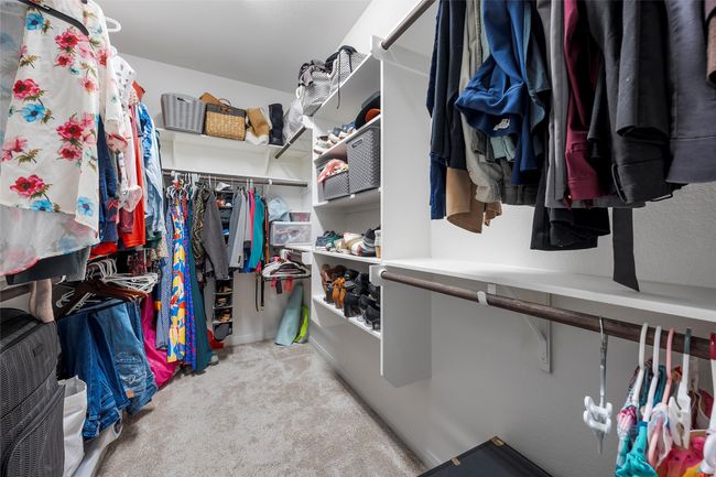 Walk in closet with carpet flooring | Image 21