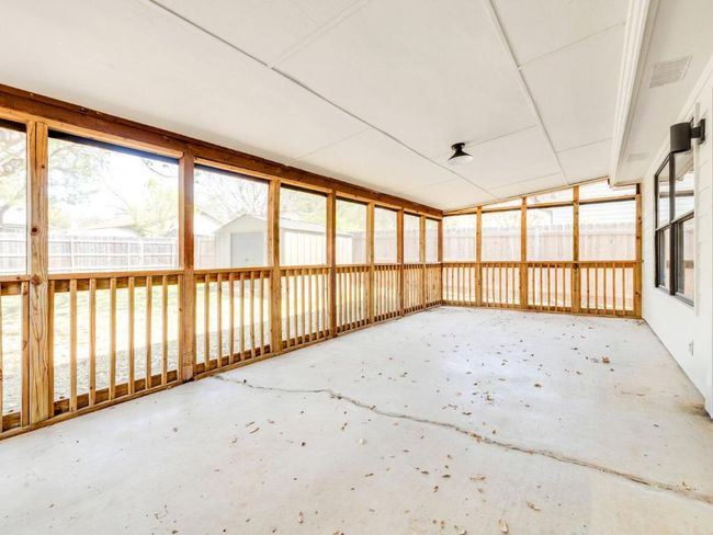 Unfurnished sunroom with visible vents | Image 22