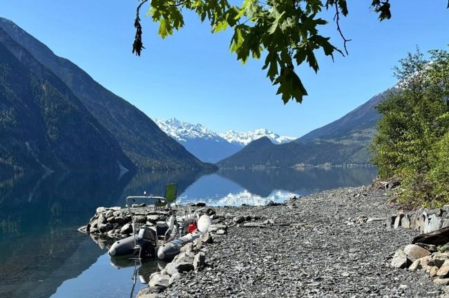 Mountain view with a water view | Image 33