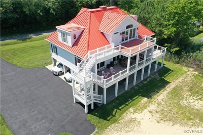 Rear of home with large deck and porch | Image 3