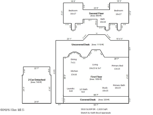 3010 Sloop Dr, Oriental, NC, 28571-9418 | Card Image