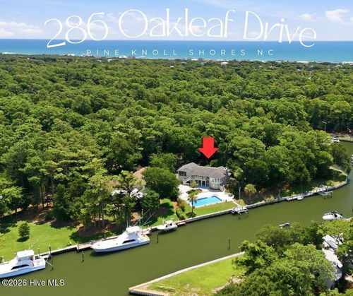 286 Oakleaf Dr, Pine Knoll Shores, NC, 28512-6400 | Card Image
