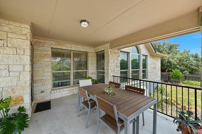 View of patio featuring outdoor dining space | Image 22