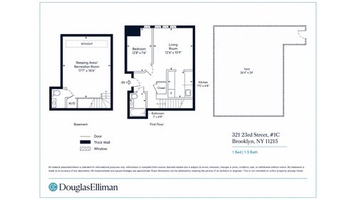 1c-321 23rd St, Brooklyn, NY, 11215-6561 | Card Image