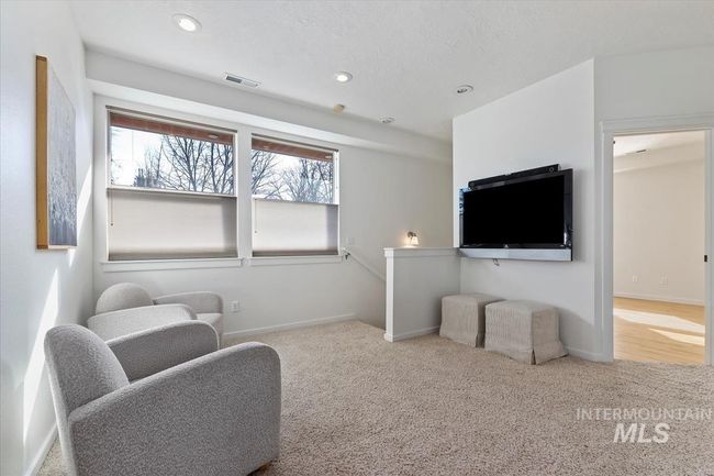 Sitting room featuring carpet floors and recessed lighting | Image 37