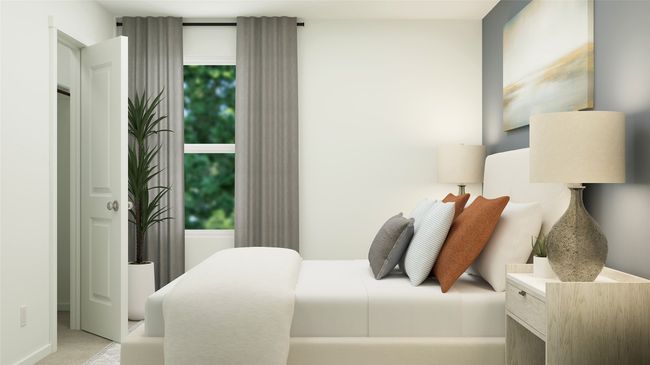 Bedroom with carpet flooring | Image 16
