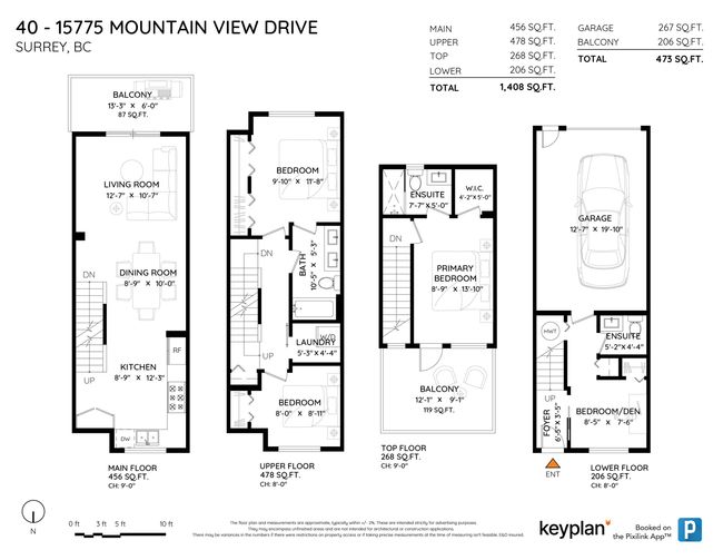 40 - 15775 Mountain View Dr, Townhouse with 3 bedrooms, 3 bathrooms and 2 parking in Surrey BC | Image 38