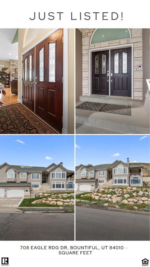 708 Eagleridge Dr, Bountiful, UT, 84010-1752 | Card Image