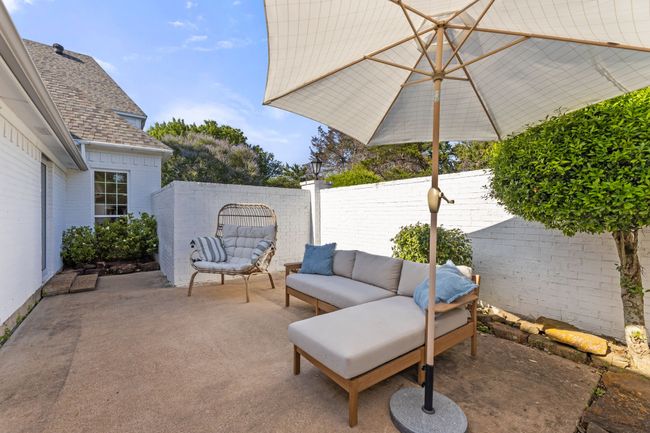 View of patio with an outdoor living space | Image 35