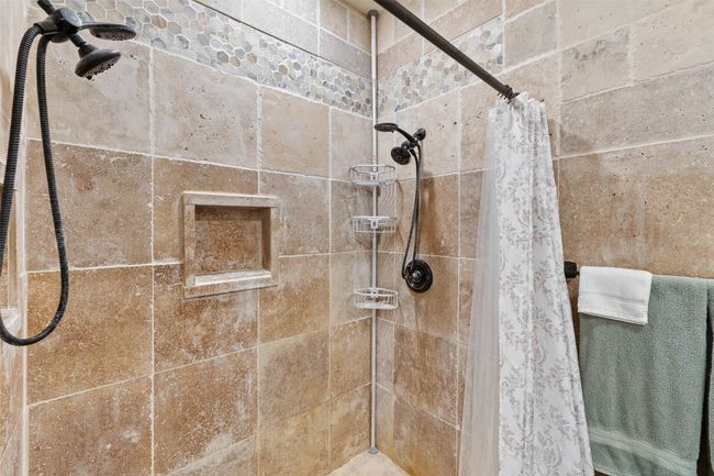 Primary Walk-in Shower on main level. | Image 12