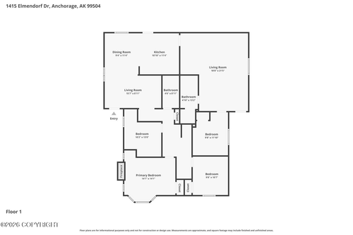 1415 Elmedorf Drive, Anchorage, AK, 99504 | Card Image