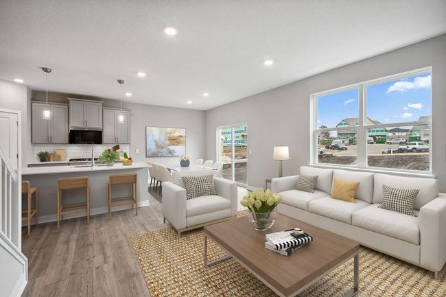 Open and inviting floor plan perfect for entertaining and life! Model photos. Options and colors will vary. | Image 9