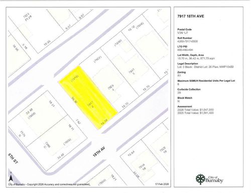 7917 18th Ave, Burnaby, BC, V3N1J7 | Card Image