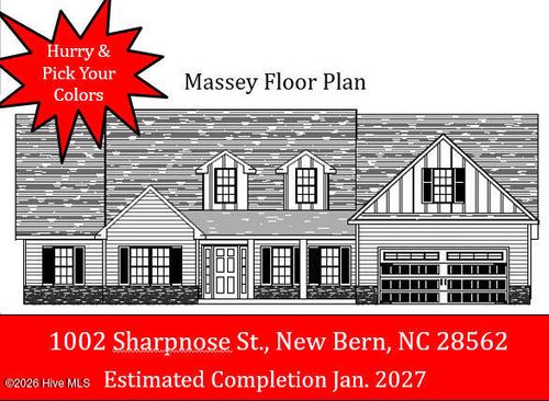 1002 Sharpnose St, New Bern, NC, 28562-6648 | Card Image
