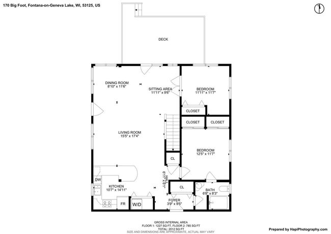 170 Big Foot, House other with 4 bedrooms, 2 bathrooms and null parking in Fontana WI | Image 31