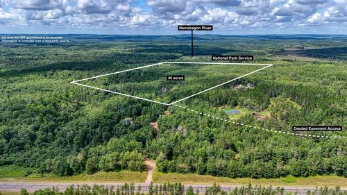 40 acres on Highway 63, SPRINGBROOK, WI, 54875 | Card Image