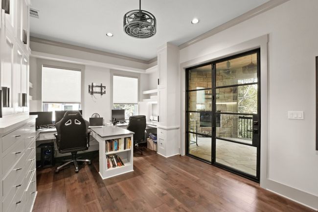 Custom dedicated office with full built-in desks, files and cabinets. | Image 15