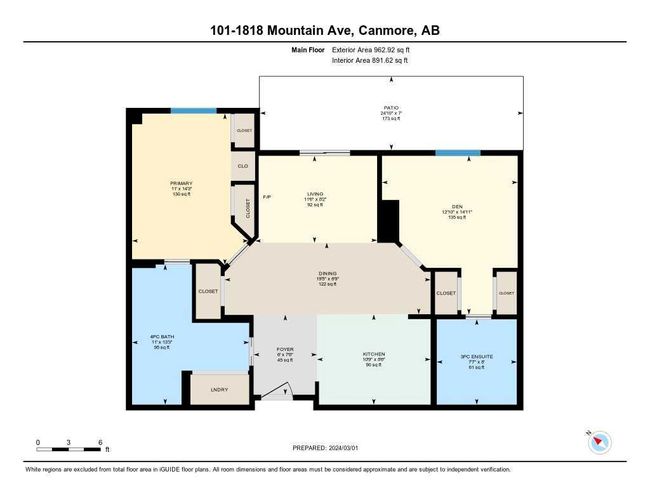 101 - 1818 Mountain Avenue, Home with 2 bedrooms, 2 bathrooms and 1 parking in Canmore AB | Image 15