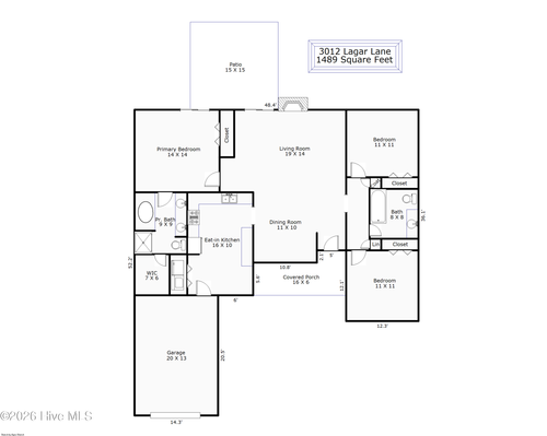 3012 Lagar Ln, Wilmington, NC, 28405-6453 | Card Image
