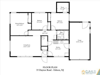 19 Dayton Road, House other with 3 bedrooms, 1 bathrooms and null parking in Edison NJ | Image 2