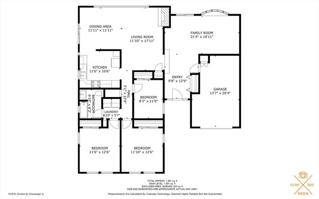 1519 W Charles St, House other with 3 bedrooms, 1 bathrooms and 1 parking in Champaign IL | Image 33