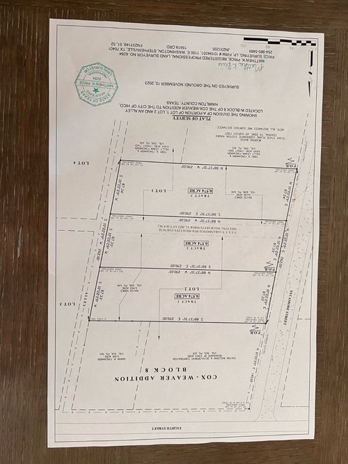 TBD Tract 1 Sycamore, Hico, TX, 76457 | Card Image