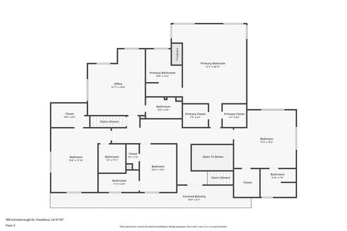 900 Gainsborough Dr, Pasadena, CA, 91107-5512 | Card Image