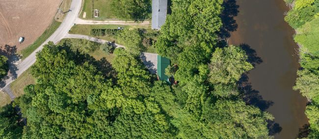 From above the house at the street. | Image 33