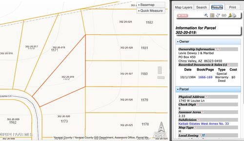 1740 W Louise Ln, Ash Fork, AZ, 86320 | Card Image