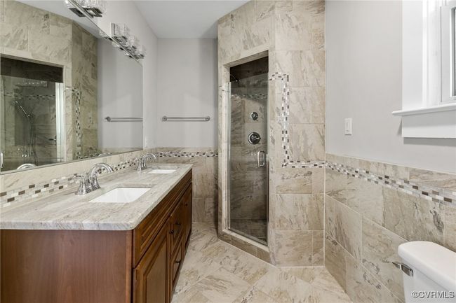 Second floor primary bath, double vanity | Image 24