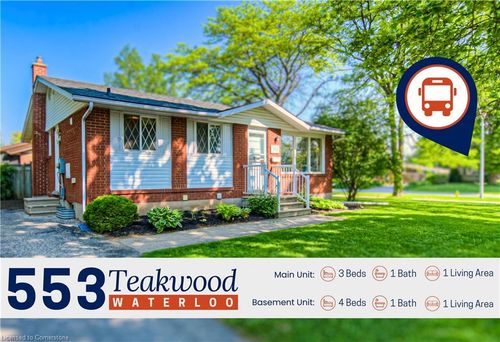 553 Teakwood Dr, Waterloo, ON, N2L4L5 | Card Image