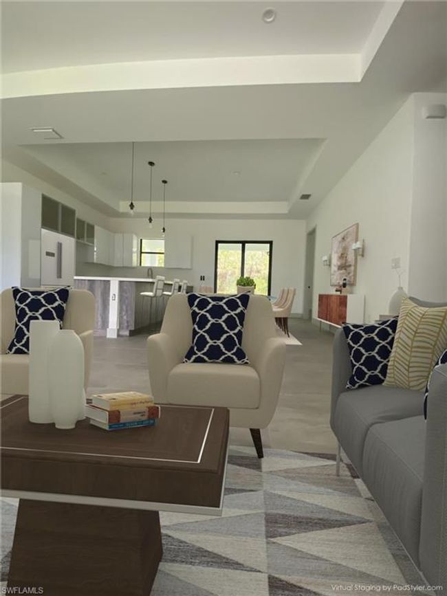 Virtually Staged-Living/Foyer/Great room | Image 5