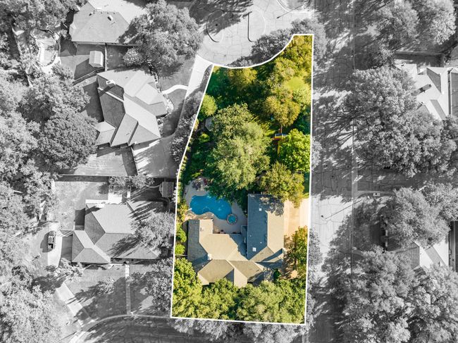 Aerial view of property's location-property parcel outlined | Image 40
