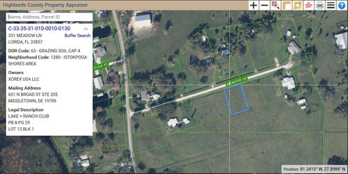 345 Cowhouse Rd, Lorida, FL, 33857-9622 | Card Image