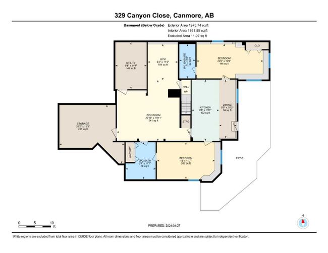 329 Canyon Close, Home with 6 bedrooms, 4 bathrooms and 5 parking in Canmore AB | Image 6