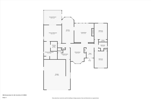 306 Greenview Ct, Mc Cormick, SC, 29835-2832 | Card Image