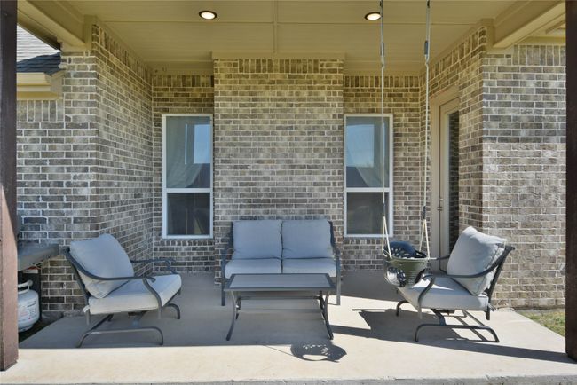 View of patio featuring an outdoor living space | Image 32