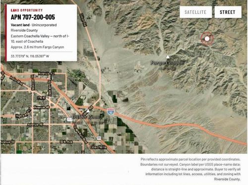 707200005 Apn 10 Acres, Indio, CA, 92203 | Card Image