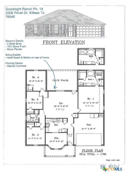 3206 Privet Dr, Killeen, TX, 76549-7234 | Card Image