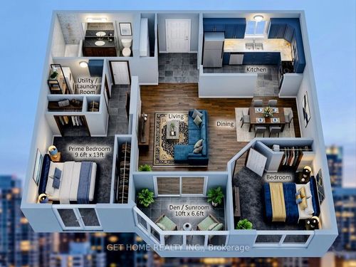 1402-115 Hillcrest Ave, Mississauga, ON, L5B3Y9 | Card Image