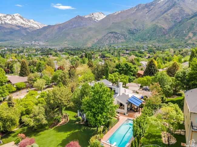 Drone / aerial view featuring a mountain view | Image 11