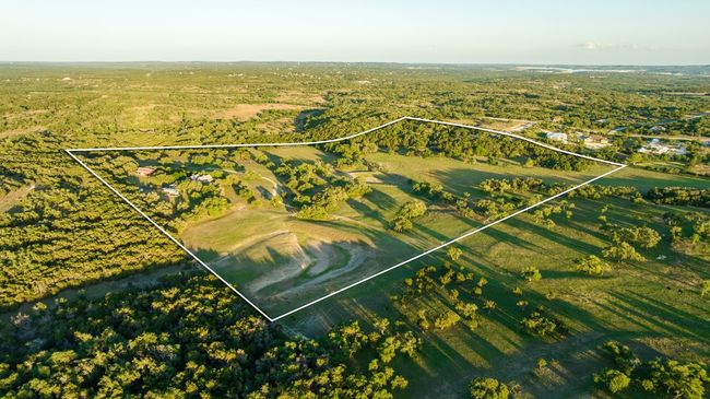 Aerial view of property and surrounding area with property parcel outlined | Image 7