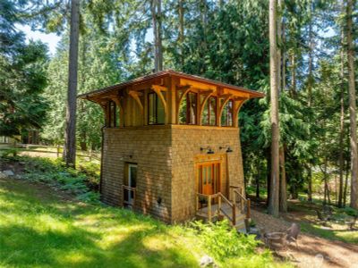 Unique Craftsman style studio tower. Very well-crafted one bedroom & bath with upscale kitchen. | Image 1