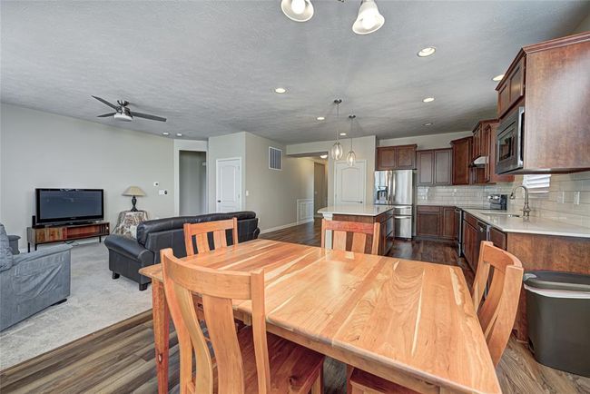 Dining area, Great Room and kitchen all open | Image 13
