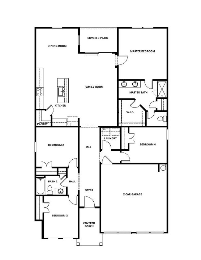 9708 Gladsome Path, House other with 4 bedrooms, 2 bathrooms and 4 parking in Manor TX | Image 11
