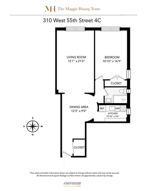 4c-310 W 55th St, New York, NY, 10019-5105 | Card Image